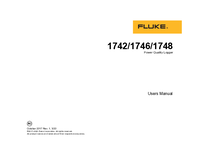 Thumbnail of document Manual - 1742/1746/1748 Three-Phase Power Quality Loggers